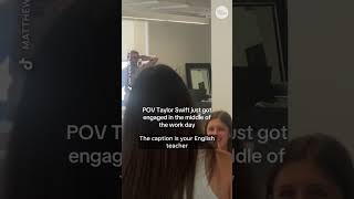 See where (and how) the Kelce-Swift news hit Swifties #Shorts