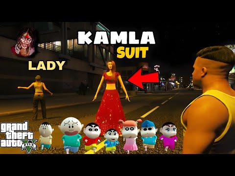 Shinchan & Franklin Tried To Stealing KAMLA GHOST Suit in GTA 5 ! JSS GAMER