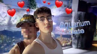 Come on a DATE with me! (Aquarium date with a cute guy)