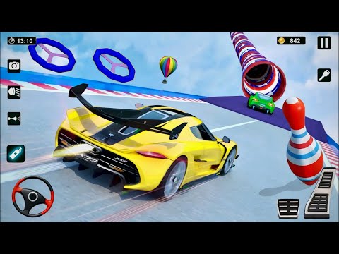 Mega Sky Ramp Car Racing - Stunts Games 3D - Android Gameplay