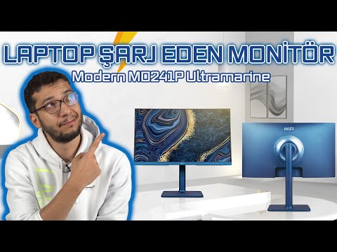 LAPTOP ŞARJ EDEN MONİTÖR! | MSI Modern MD272QP Ultramarine