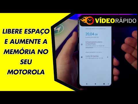 LIBERE ESPAÇO E AUMENTE A MEMÓRIA NO SEU MOTOROLA