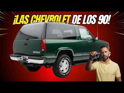 📌Así eran las Camionetas Chevrolet Nuevas  en los 90s. ¡Te Vas a Sorprender!
