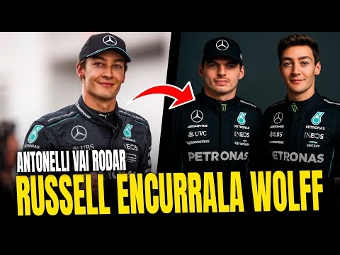 ANTONELLI VAI RODAR?! RUSSELL DÁ INVERTIDA NA MERCEDES E WOLFF TEM QUE ESCOLHER PARA TER VERSTAPPEN