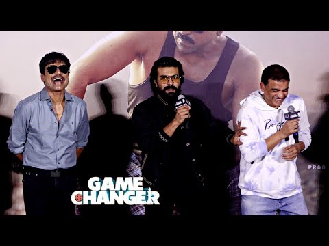 Game Changer - Ram Charan & SJ Suryah Fun Moments With Dil Raju | Kiara Advani Missing At Press Meet