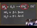 Bronsted-Lowry Acid-Base Concepts