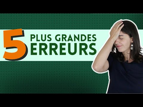 5 Erreurs COURANTES qui Nuisent à la Perte de Poids