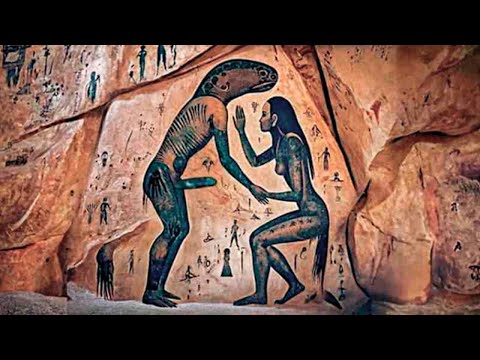 PINTURAS DOS HOMENS DAS CAVERNAS QUE REVELARAM SEGREDOS DO PASSADO E SERES DE OUTRO MUNDO