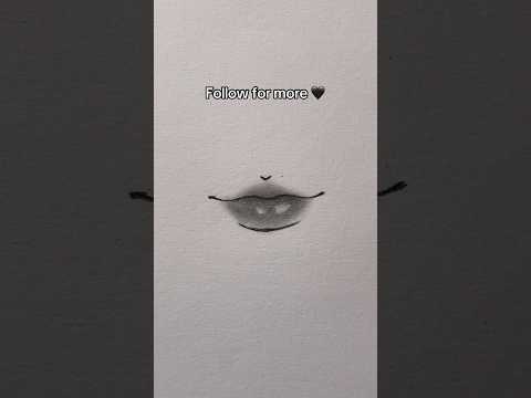Easy way to Draw Juicy Lips ✨ #tutorial #howtodraw #shortvideo #shorts