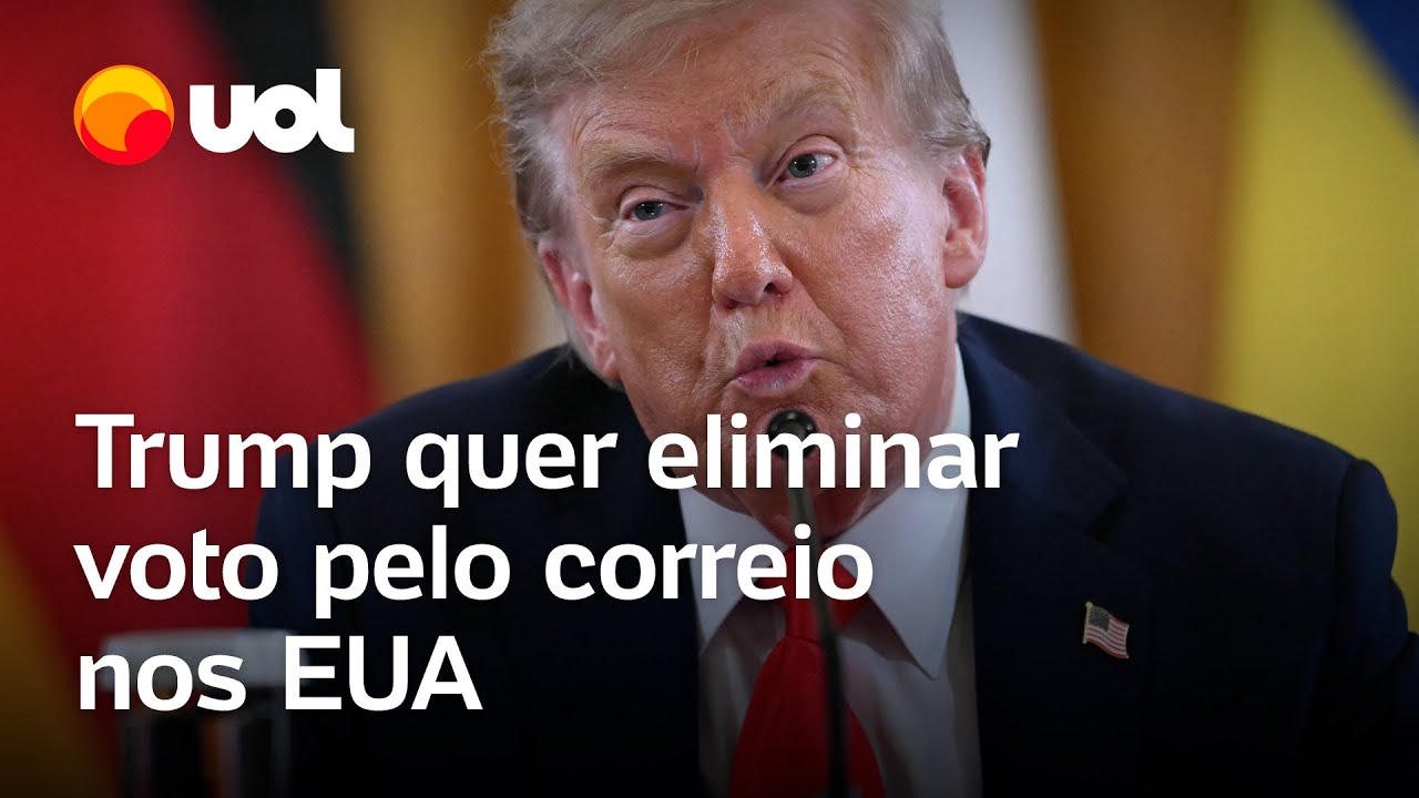Trump quer eliminar voto pelo correio nos EUA mas ainda defende voto impresso