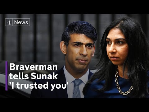 ‘I trusted you’ - Suella Braverman delivers brutal resignation letter to Rishi Sunak