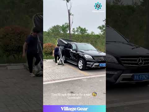 My Car NEEDS This GIANT Clamshell Garage!😂This is the Coolest Car Tent I've Ever Seen! #car #garage