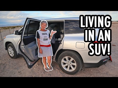 How to Live Full-time in an SUV! (Toyota Highlander Camper Tour)
