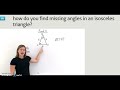 Finding X in an Isosceles Triangle