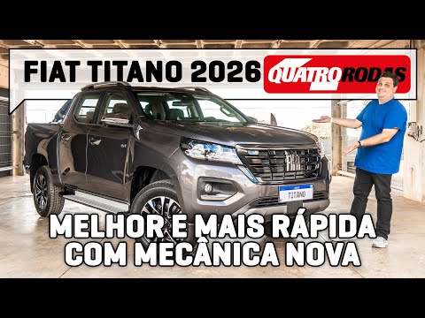 Fiat Titano 2026 fica TÃO RÁPIDA quanto uma Toro e ESTÁVEL como uma S10