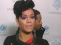 UNICEF: Rihanna helps light the UNICEF Snowflake in NYC