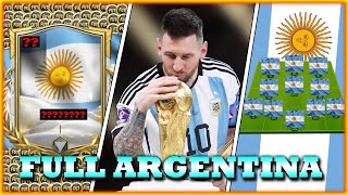 CON 20.000 MILLONES DE MONEDAS ARMO LA MEJOR PLANTILLA FULL ARGENTINA EN FC MOBILE DE FUTBOL