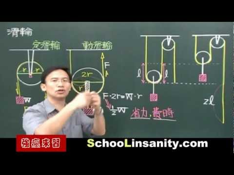 強瘋來習-物理化學17-滑輪 - YouTube