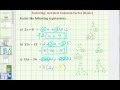 Factoring and Greatest Common Factor