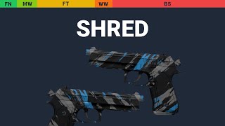 Dual Berettas Shred Wear Preview