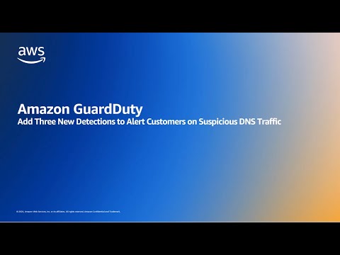 Amazon GuardDuty Threat Detections for Suspicious DNS Traffic | Amazon Web Services