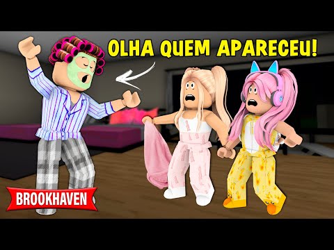 A PIOR FESTA DO PIJAMA NA CASA DA MINHA AMIGA! HISTORINHA BROOKHAVEN 🏡 RP - ROBLOX