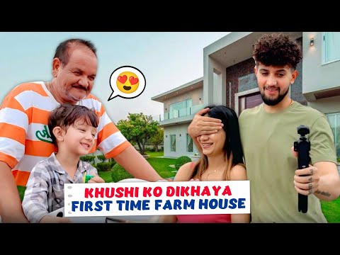 Khushi Ko Dikhaya First Time Farm House 🏡😍| Finally Farm House is Ready