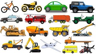 Learn About Transport Vehicles Names for Kids