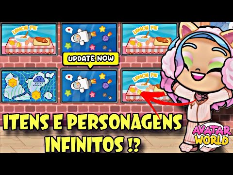 INVENTÁRIO INFINITO CHEGOU NO AVATAR WORLD!!! PAZU GAMES