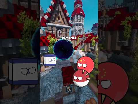 Si kotak kena prank indo dan koh cin! #minecraft #countryballsindonesia #shortvideo