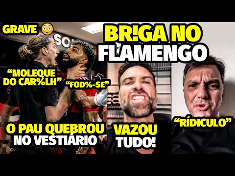 VAZOU O PAU QUEBRAND0 NO VESTIÁRIO ENTRE GABIGOL E FELIPE LUÍS APÓS DISCUSSÃ0 AGRESSlVA NO FLAMENGO