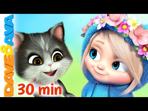 🤩 The Finger Family and More Nursery Rhymes | Little Chicks | Baby Songs by Dave and Ava 🤩