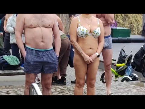 EPIPHANY ♥️ #21 ICE BATHING in bikini winter swimming Крещенские КУПАНИЯ.  Крещение 2025 BAPTISM
