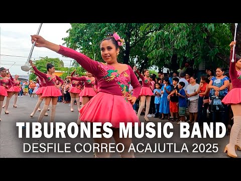 TIBURONES MUSIC BAND | Desfile del Correo Acajutla 2025