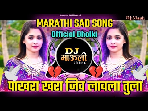 पाखरा खरा जिव लावला तुला 💔 PAKHARA KHARA JEEV LAVLA TULA 💔 Kadak Official Dholki mix Trending Viral