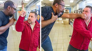 Karen Picked A FIGHT With The WRONG GUY!! (INSTANT KARMA)