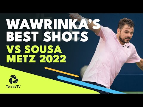 Stan Wawrinka's Best Shots vs Joao Sousa | Metz 2022