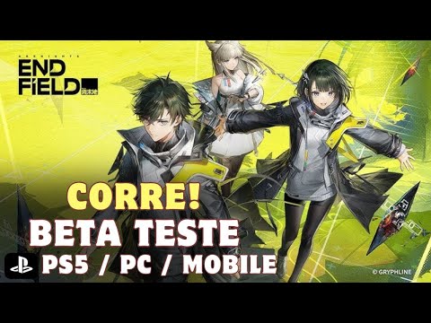 CORRE! ARKNIGHTS ENDFIELD BETA TESTE 😱 NOVO ACTION RPG MUNDO ABERTO pra MOBILE PC e PS5 GRÁTIS !