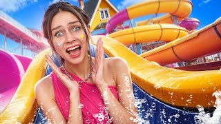 We Built Waterpark at Backyard! Millionaire Girl vs Poor Girl