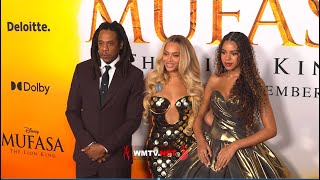Jay-Z and Beyoncé support daughter Blue Ivy at Disney's "Mufasa: The Lion King" LA premiere!
