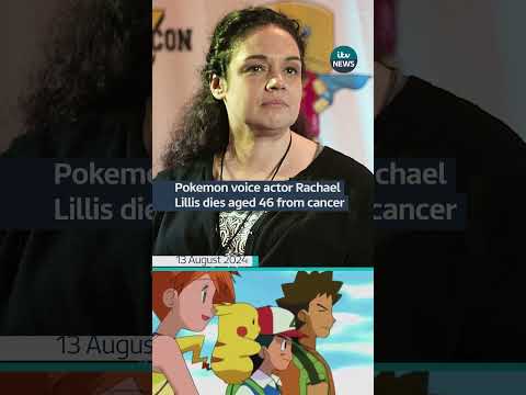 Pokemon voice actor Rachael Lillis dies aged 46 from cancer #itvnews #news #pokemon