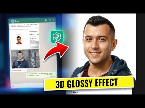 How to Turn Your Photo into a 3D Glossy Portrait Effect
