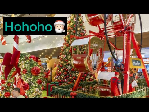 Rodamos 200 km para conferir a decoração de Natal do shopping de Uberlândia!🎄