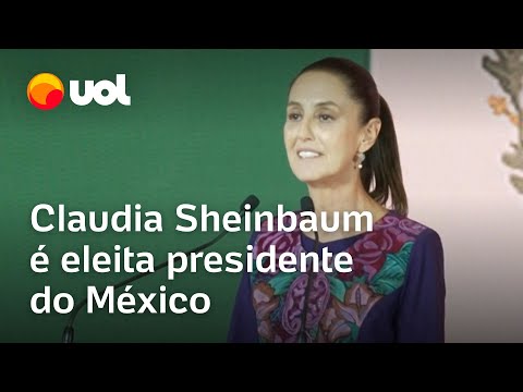 Claudia Sheinbaum é eleita 1ª presidente mulher do México e mantém esquerda no poder