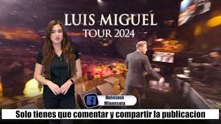 Visita nuestro Facebook para participar y ganar boletos para Luis Miguel Tour 2024