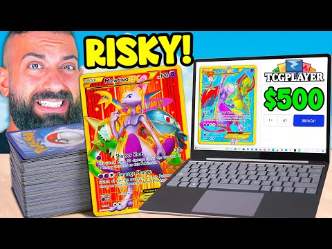 Risking $1,000 Buying The RAREST Mewtwo Cards! (INSANE)