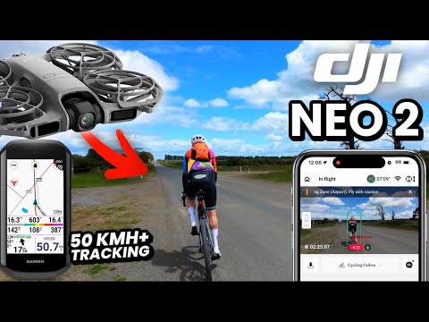 DJI Neo 2 Cycling Speed Test... 50km/h!?