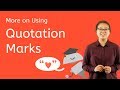 Advanced Punctuation and Quotations