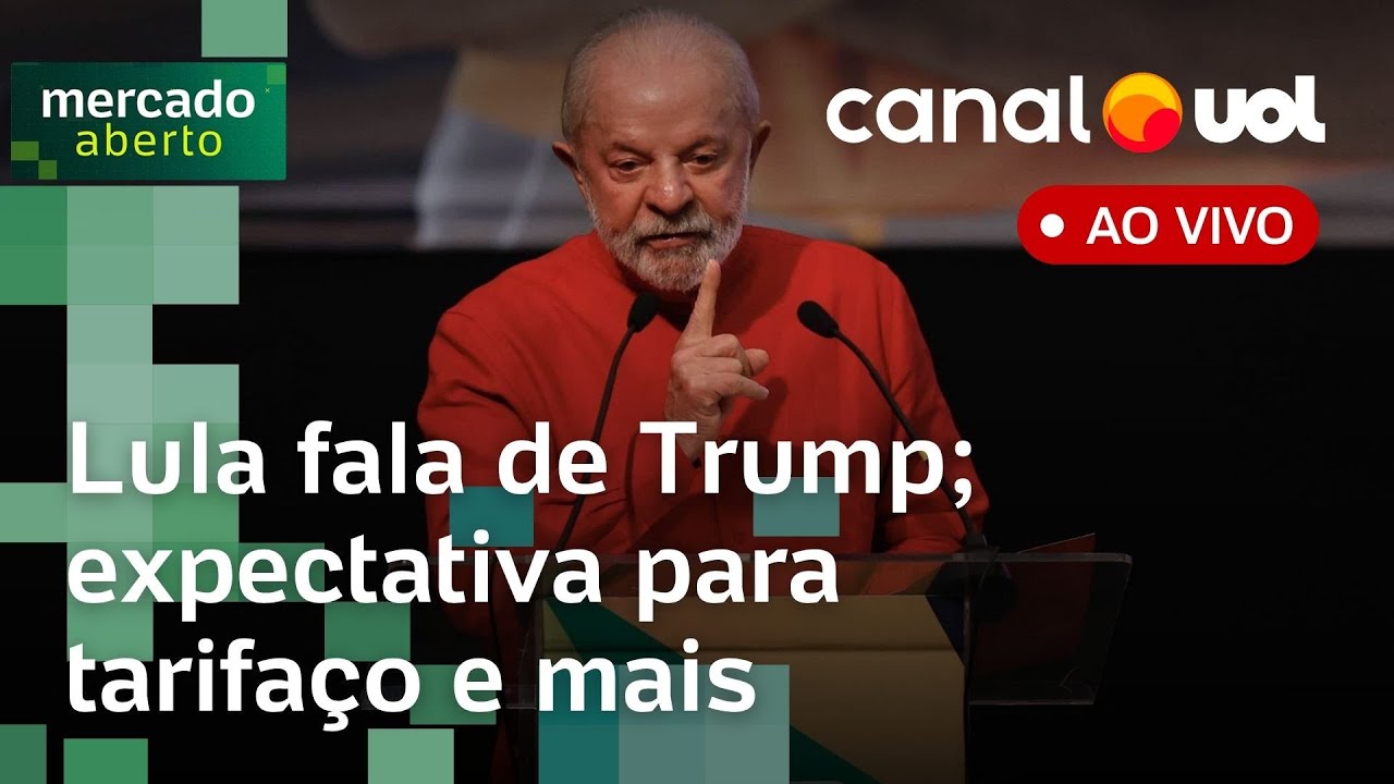 Lula fala de Trump atos bolsonaristas expectativa para tarifaço e mais notícias | Mercado Aberto