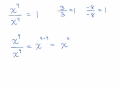 Exploring the Quotient Rule and Zero Exponent